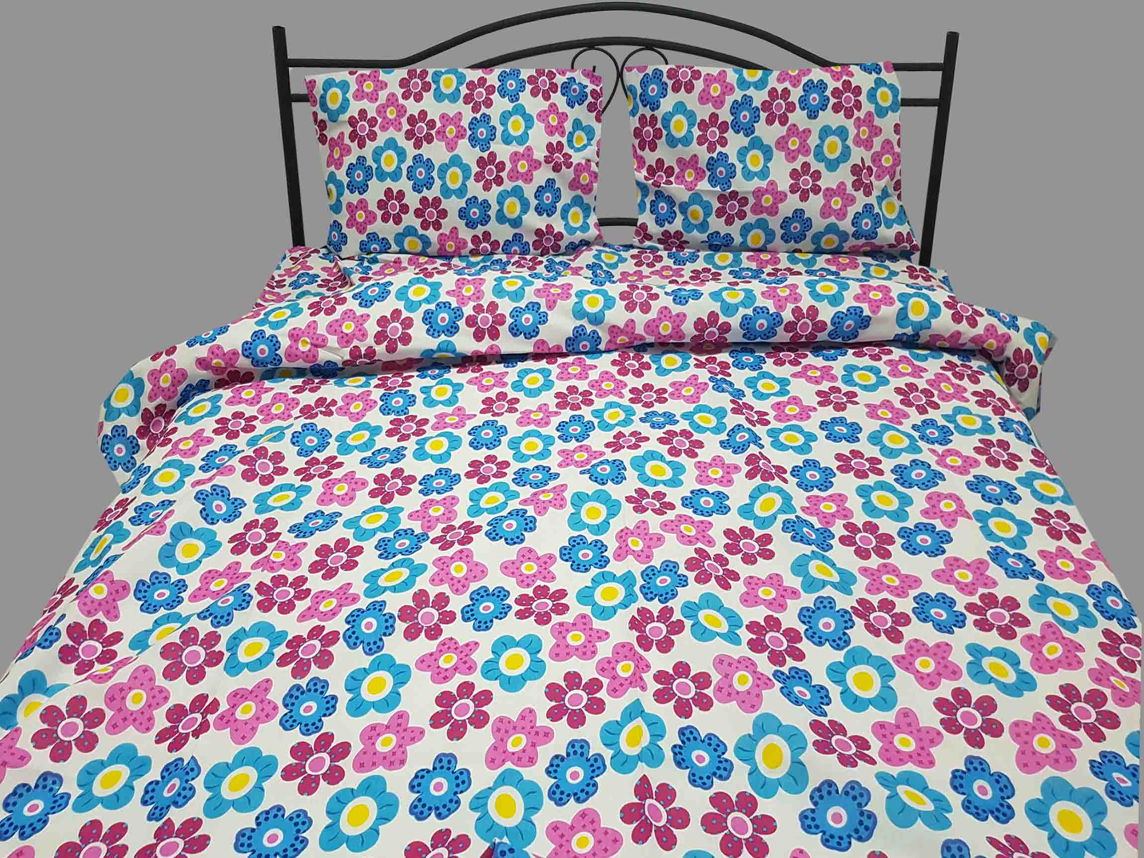 Pilota de pat 220/240 (bumbac colorat neted)